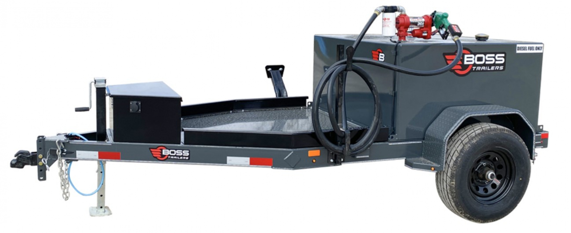 New 2026 BOSS TRAILERS 350 Gal Square Tank Fuel Trailer for sale in ...