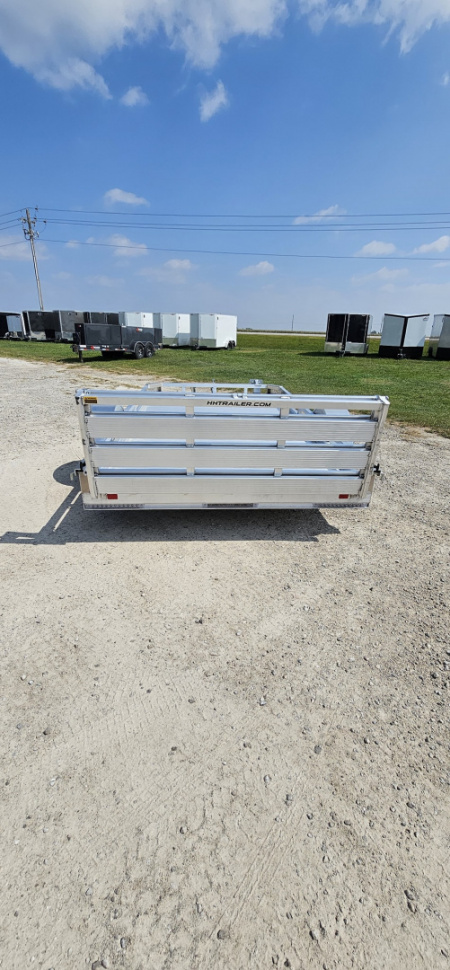 New 2026 H&H Trailers 78x12 Aluminum Low Side Utility Trailer