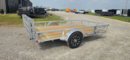 New 2026 H&H TRAILERS 82x12 Aluminum Rail Side Utility Trailer