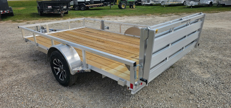 New 2026 H&H TRAILERS 82x12 Aluminum Rail Side Utility Trailer