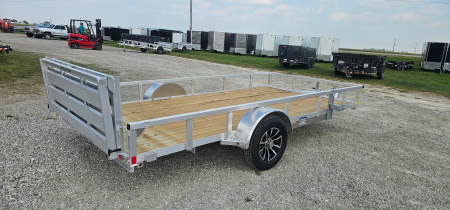 New 2026 H&H TRAILERS 82x14 Aluminum Rail Side Utility Trailer