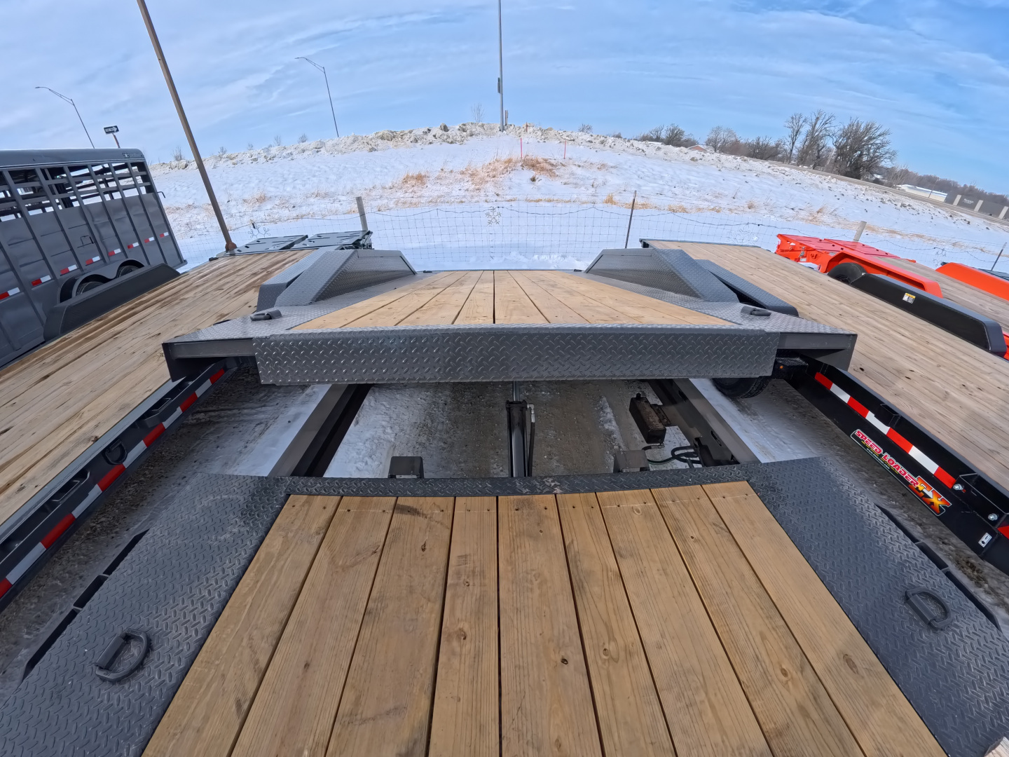 New 2026 Iron Bull 102 x 20 (16 + 4 ) TWB Tilt Bed with 14,000 lb. GVWR - Gray