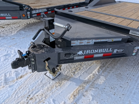 New 2026 Iron Bull 102 x 20 (16 + 4 ) TWB Tilt Bed with 14,000 lb. GVWR - Gray