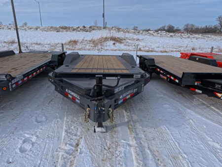 New 2026 Iron Bull 102 x 20 (16 + 4 ) TWB Tilt Bed with 14,000 lb. GVWR - Gray