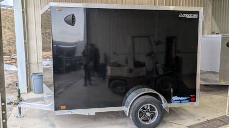 New 2026 Legend 6x10 + 1' V Thunder Cargo Trailer w/ Barn Doors