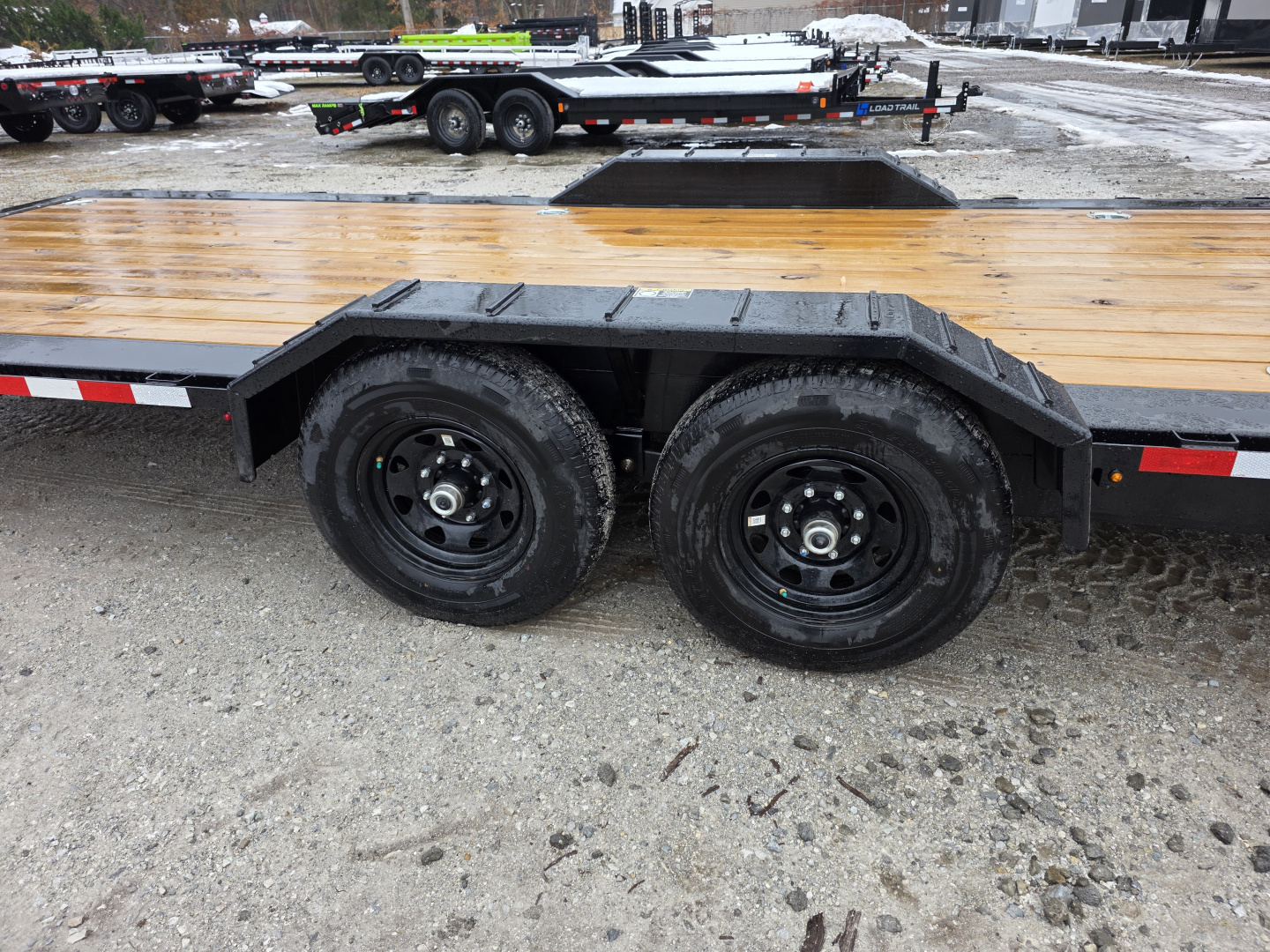 New 2026 H&H TRAILERS 102" x 24' 14K FULL ELECTRIC Tilt Equipment Trailer CAR SXS UTV TRUCK HYDRAULIC JACK