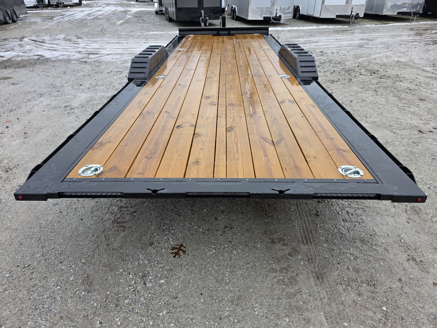 New 2026 H&H TRAILERS 102" x 24' 14K FULL ELECTRIC Tilt Equipment Trailer CAR SXS UTV TRUCK HYDRAULIC JACK