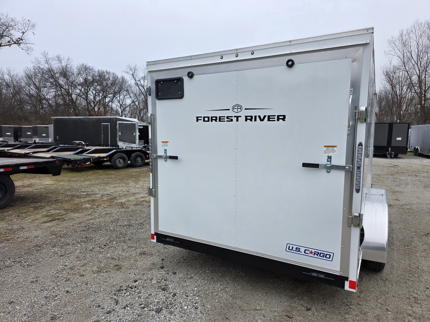 New 2026 US Cargo 7X14 TANDEM AXLE 6' TALL RAMP DOOR Cargo / Enclosed Trailer