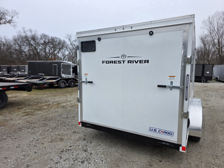 New 2026 US Cargo 7X14 TANDEM AXLE 6' TALL RAMP DOOR Cargo / Enclosed Trailer