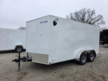 New 2026 US Cargo 7X14 TANDEM AXLE 6' TALL RAMP DOOR Cargo / Enclosed Trailer