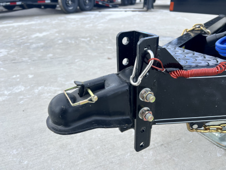 New NEW 2026 Double A 22’ flatbed Equipment Trailer 2-7000 lb axles=14K, dovetail, Slide In Ramps