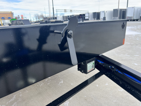 New NEW 2026 Double A 22’ flatbed Equipment Trailer 2-7000 lb axles=14K, dovetail, Slide In Ramps