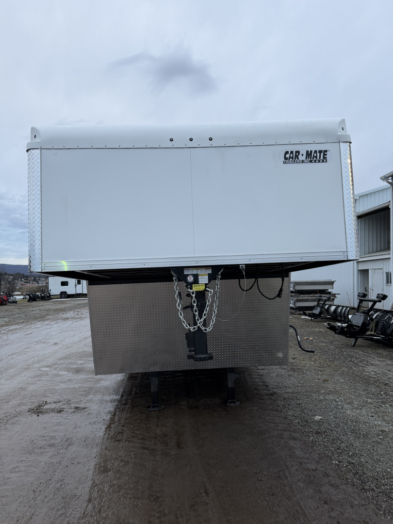 New 2026 CAR MATE 8.5 x 26 (18+8) GOOSENECK Cargo with Rear Barn Doors