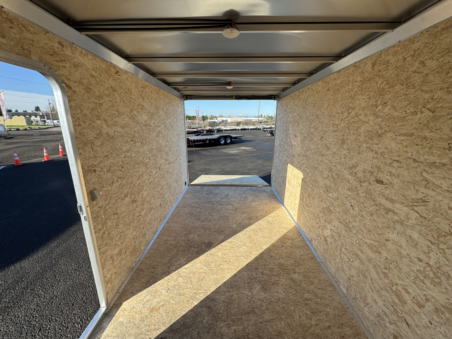 New 2026 ALCOM XPRESS ALUMINUM 7.4X14 Enclosed Trailer 7K GVWR w/ Torsion Axle