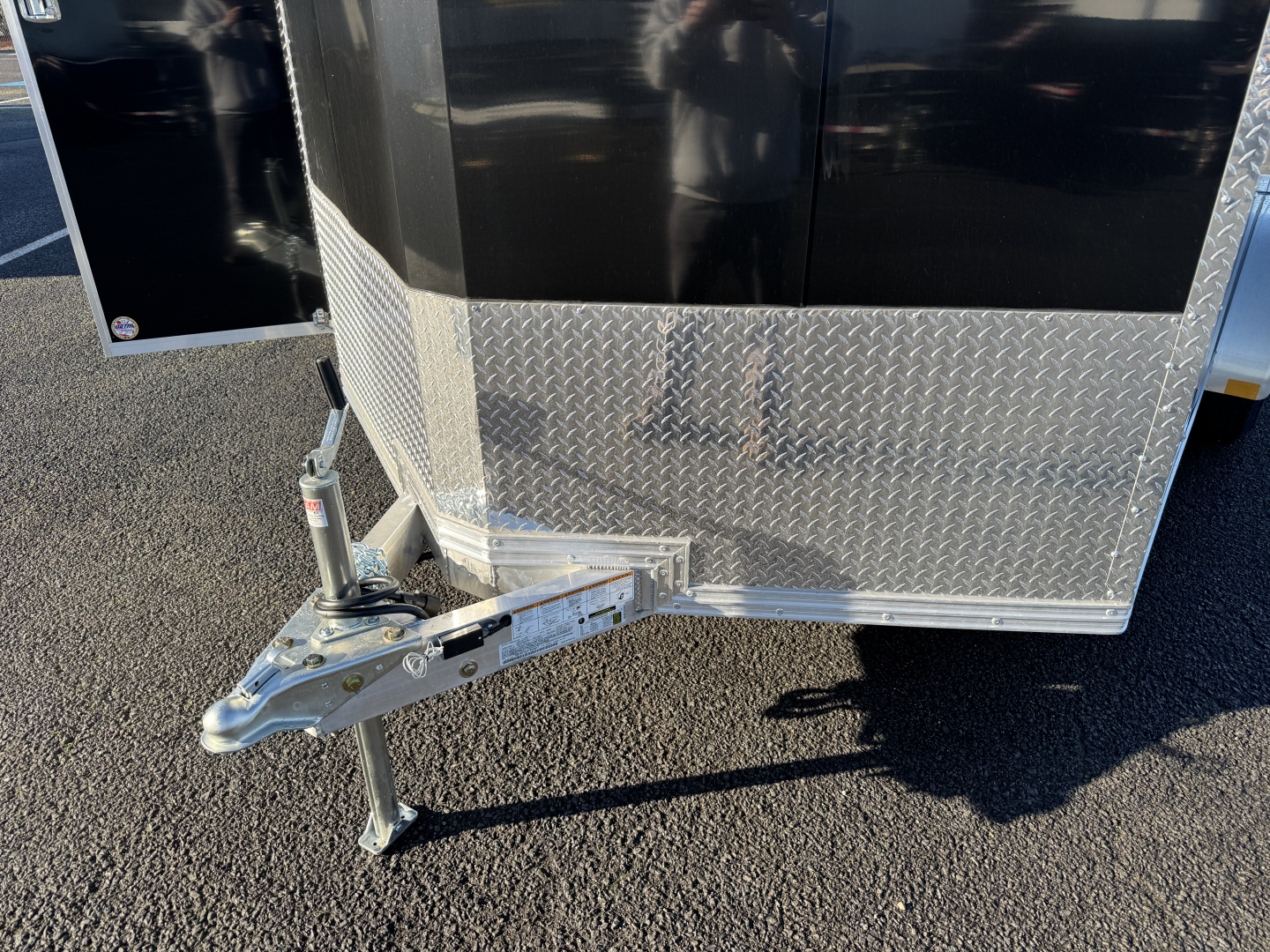 New 2026 ALCOM XPRESS ALUMINUM 7.4X14 Enclosed Trailer 7K GVWR w/ Torsion Axle