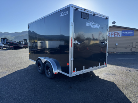 New 2026 ALCOM XPRESS ALUMINUM 7.4X14 Enclosed Trailer 7K GVWR w/ Torsion Axle