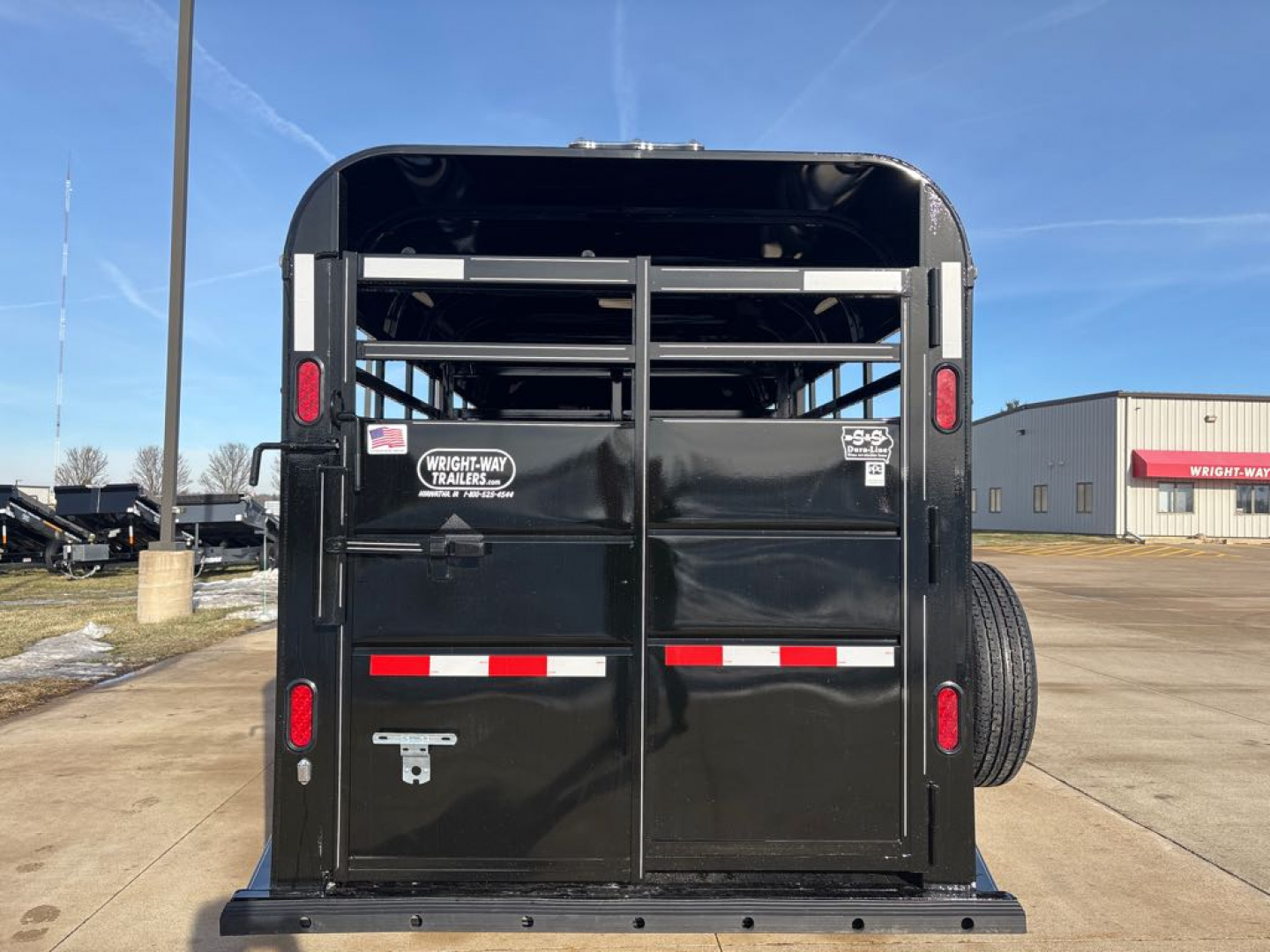 New 2026 S & S Dura Line STK6X16BP Stock / Stock Combo Trailer