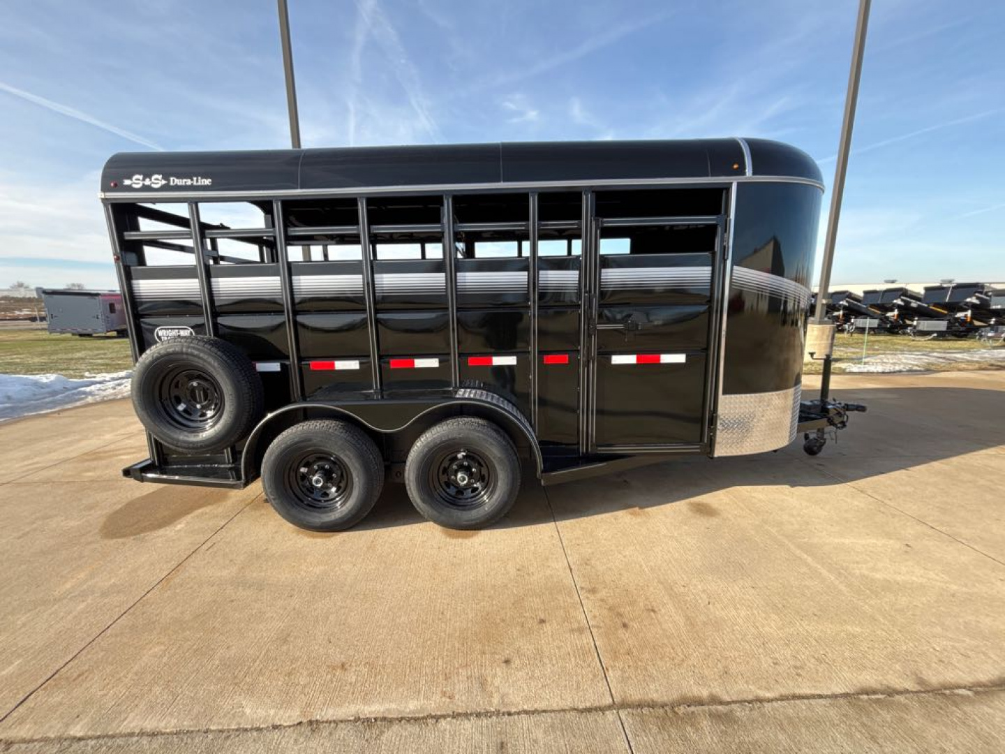 New 2026 S & S Dura Line STK6X16BP Stock / Stock Combo Trailer