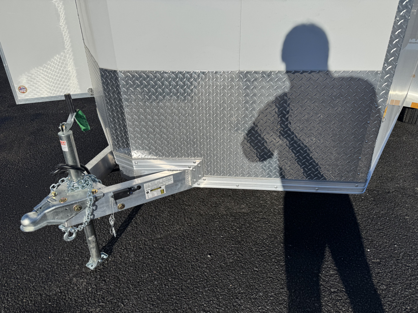 New 2026 ALCOM XPRESS ALUMINUM 7.4X16 Enclosed Trailer w/ Torsion Axle