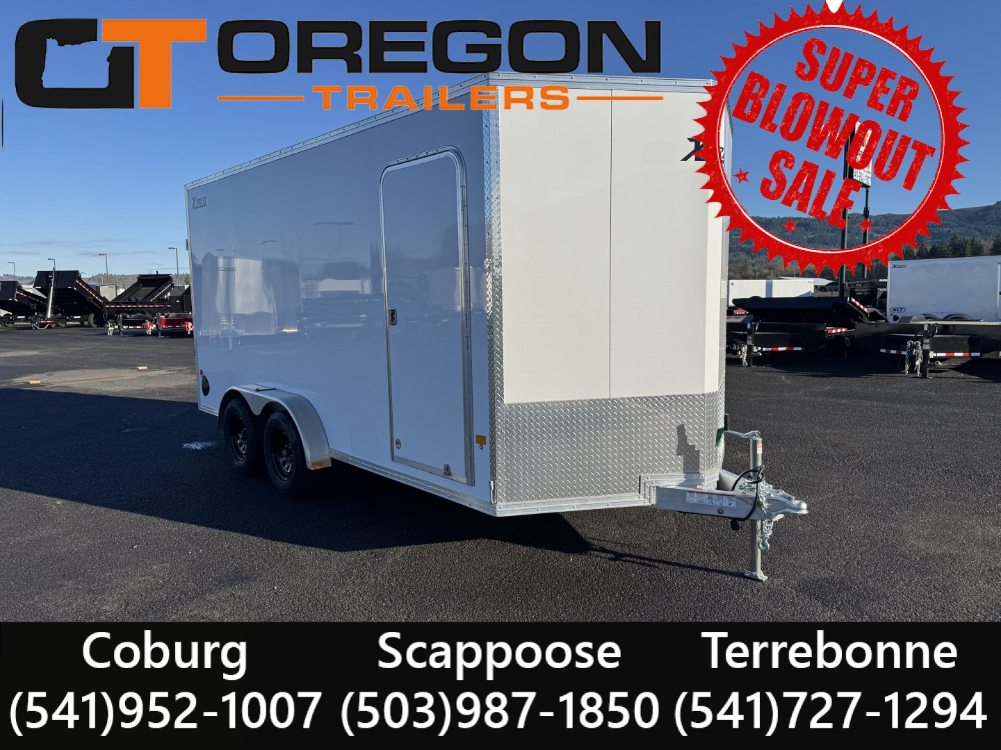 New 2026 ALCOM XPRESS ALUMINUM 7.4X16 Enclosed Trailer w/ Torsion Axle
