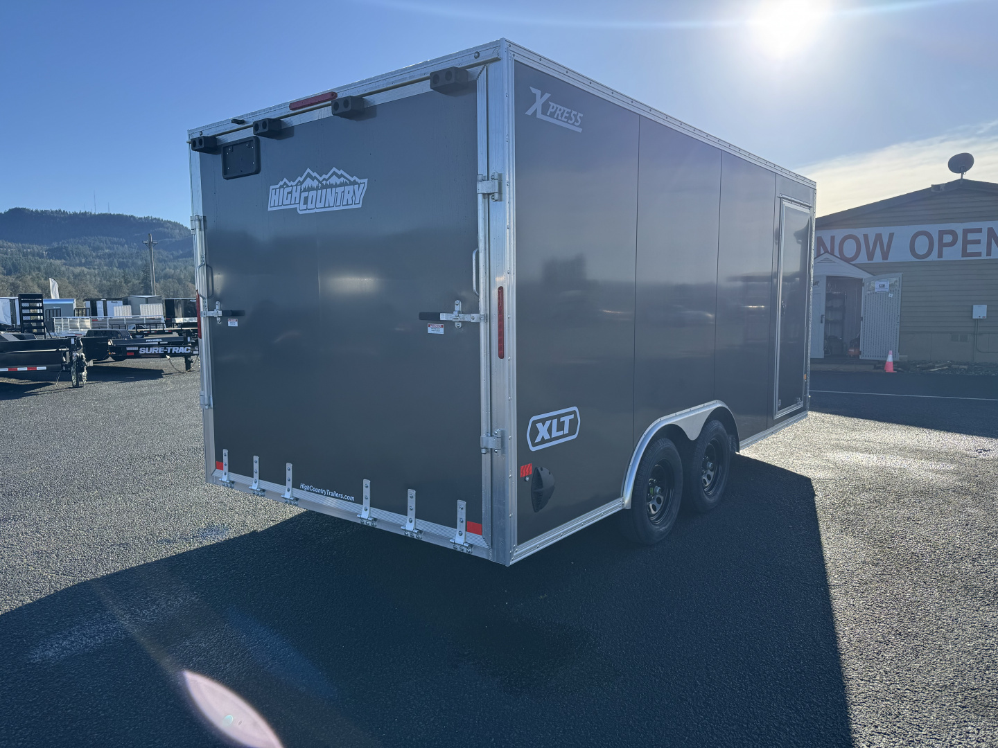 New 2026 ALCOM ALUMINUM XPRESS 8.5X16 Enclosed Trailer 7K GVWR Scratch/Dent