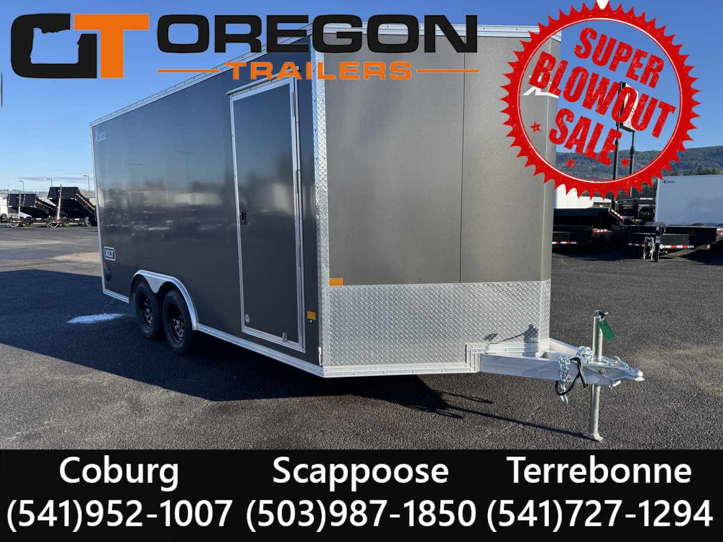 New 2026 ALCOM ALUMINUM XPRESS 8.5X16 Enclosed Trailer 7K GVWR