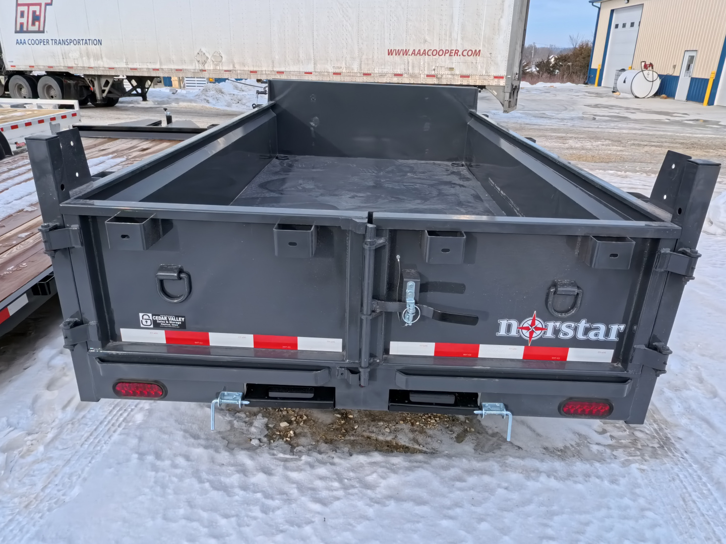New 2026 Norstar 72x12 DCB Dump Trailer, 9,900lb GVWR, Gray