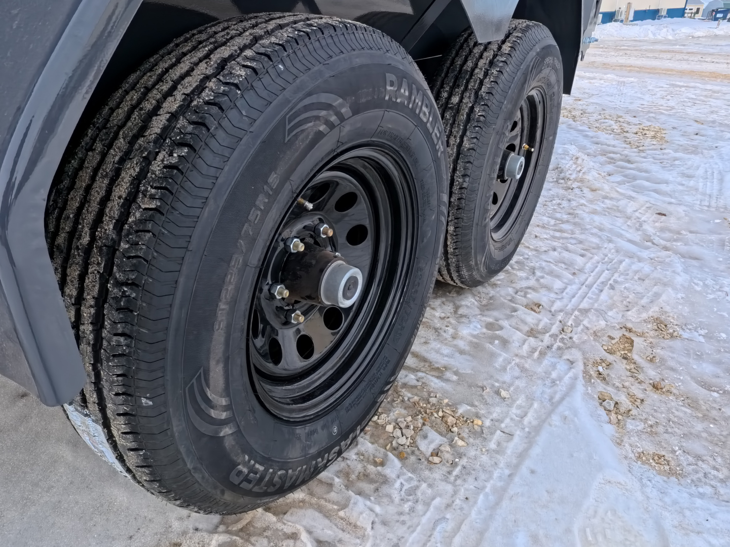 New 2026 Norstar 72x12 DCB Dump Trailer, 9,900lb GVWR, Gray