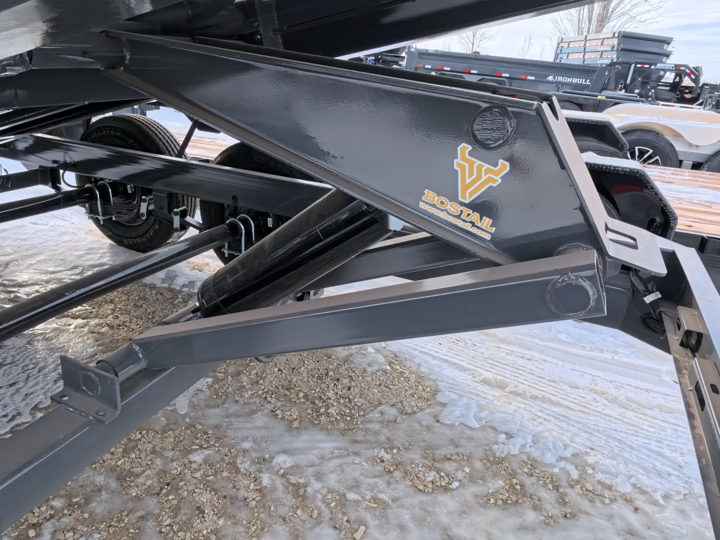 New 2026 Norstar 72x12 DCB Dump Trailer, 9,900lb GVWR, Gray