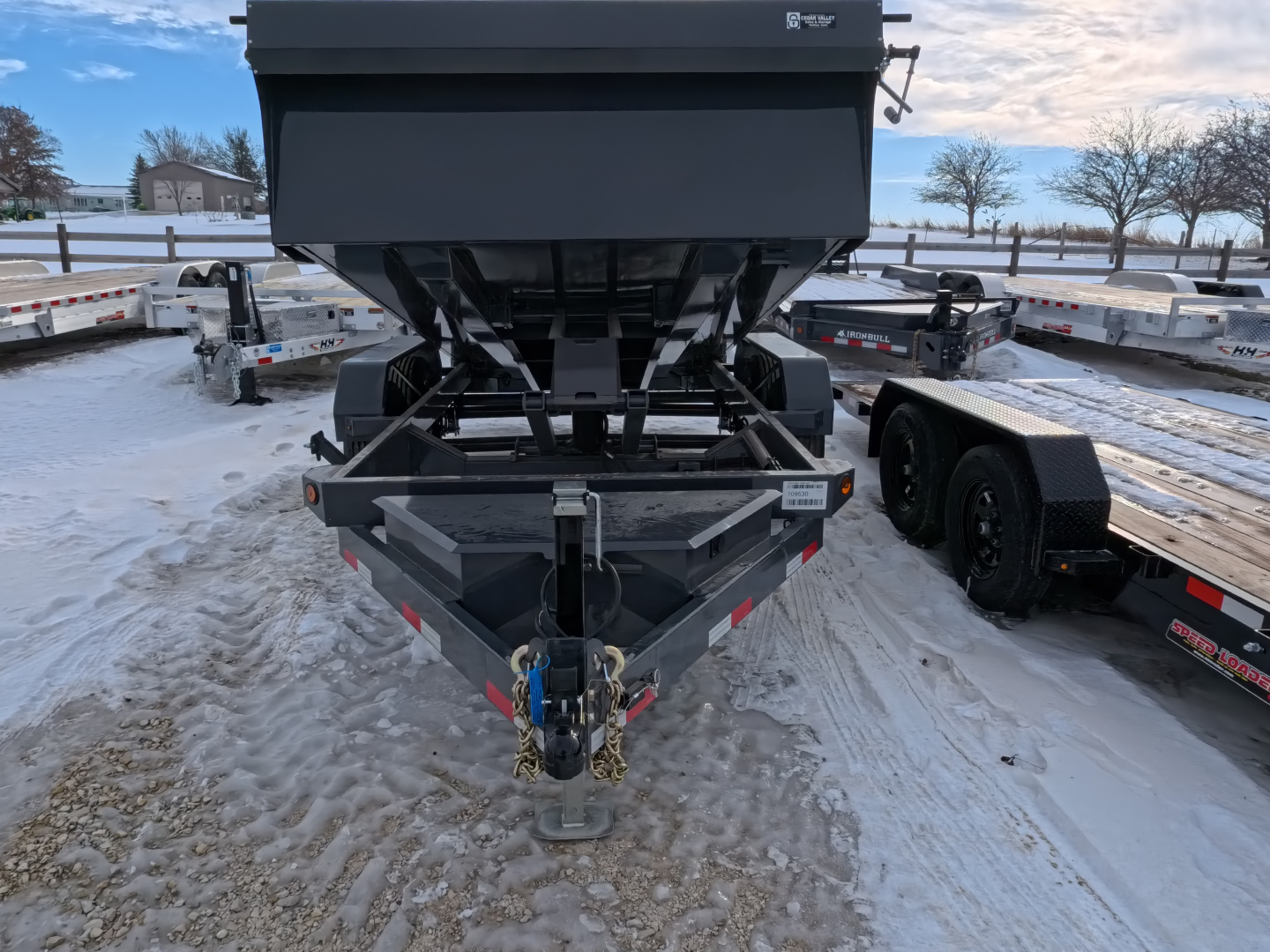 New 2026 Norstar 72x12 DCB Dump Trailer, 9,900lb GVWR, Gray