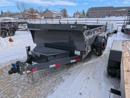 New 2026 Norstar 72x12 DCB Dump Trailer, 9,900lb GVWR, Gray