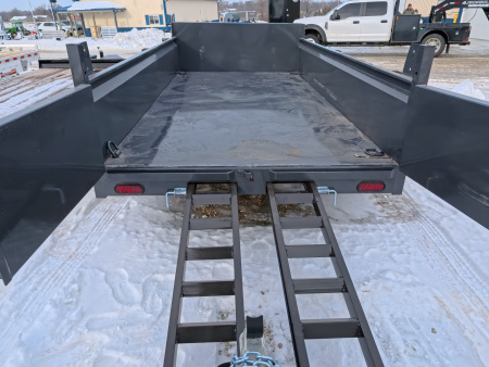 New 2026 Norstar 72x12 DCB Dump Trailer, 9,900lb GVWR, Gray