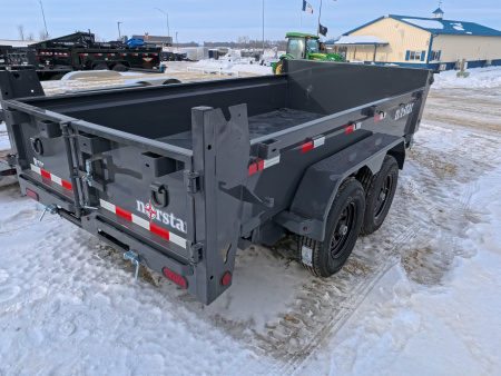 New 2026 Norstar 72x12 DCB Dump Trailer, 9,900lb GVWR, Gray