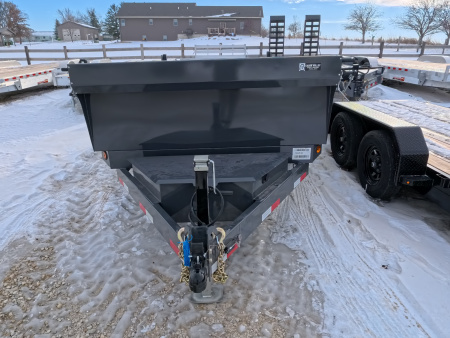 New 2026 Norstar 72x12 DCB Dump Trailer, 9,900lb GVWR, Gray