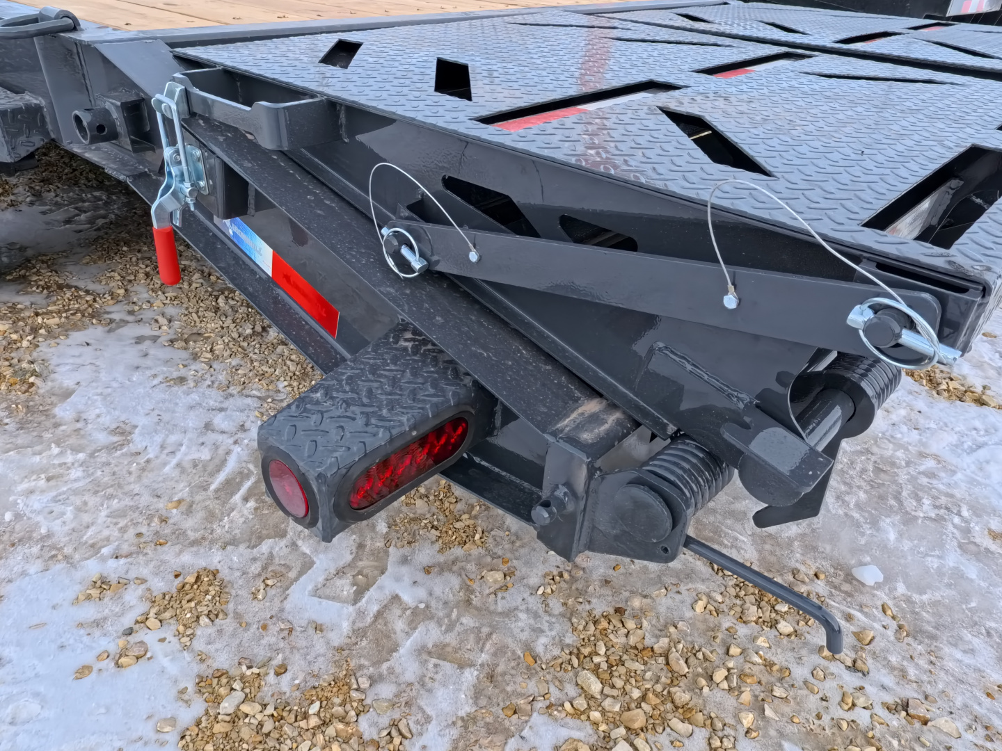 New 2026 Iron Bull 83x20 (17+3) EWB Equipment Trailer, 14,000lb GVWR, Gray