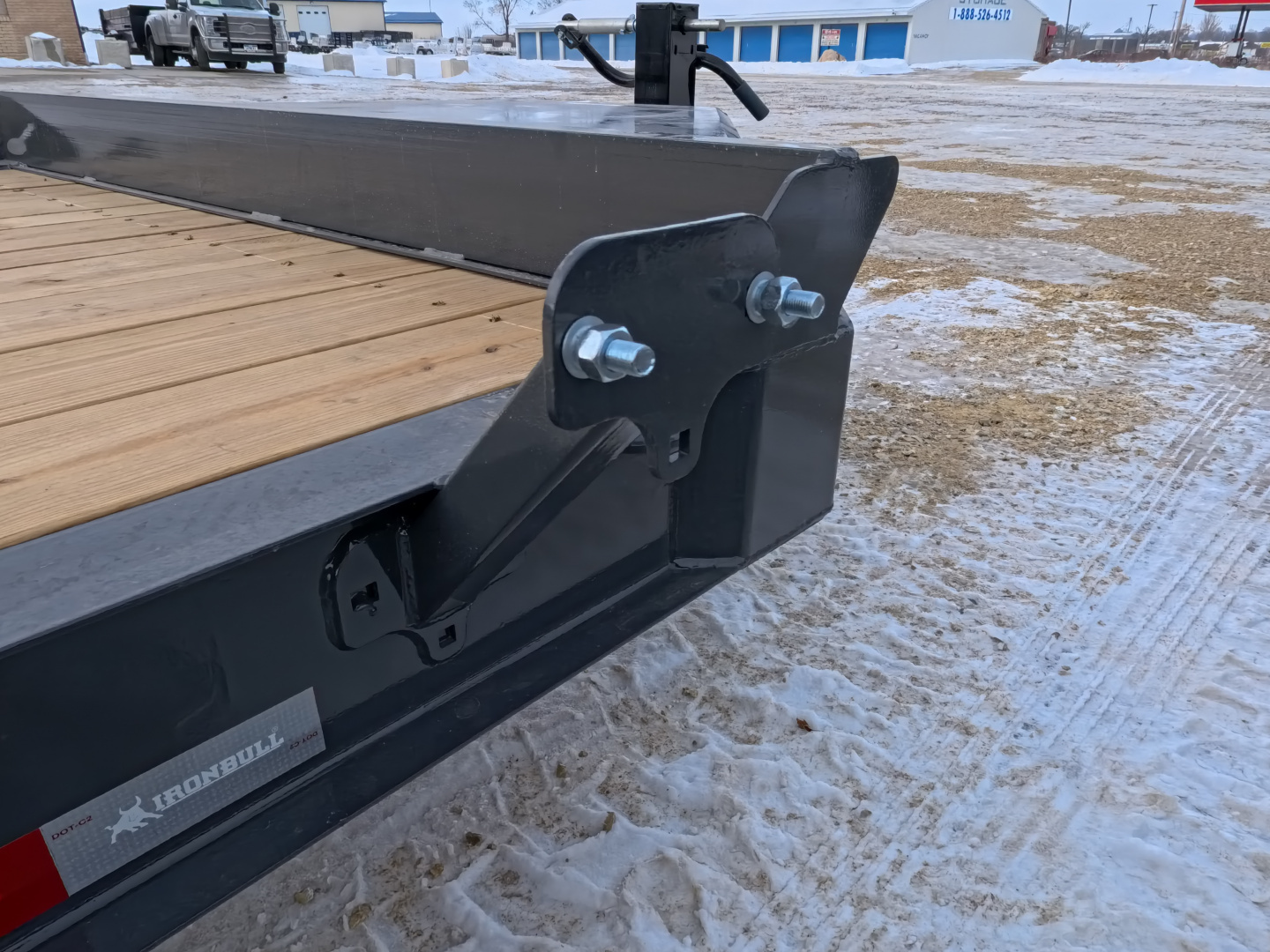 New 2026 Iron Bull 83x20 (17+3) EWB Equipment Trailer, 14,000lb GVWR, Gray