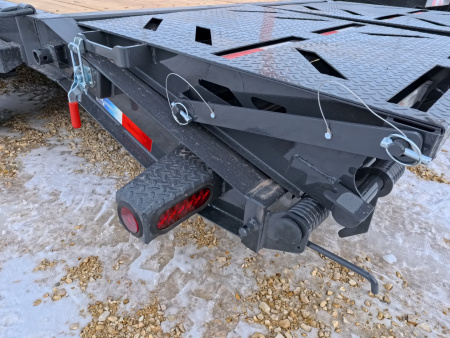 New 2026 Iron Bull 83x20 (17+3) EWB Equipment Trailer, 14,000lb GVWR, Gray