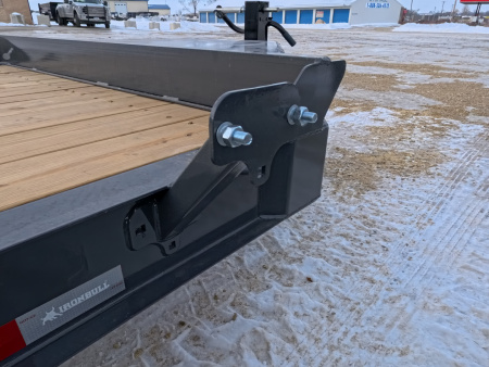 New 2026 Iron Bull 83x20 (17+3) EWB Equipment Trailer, 14,000lb GVWR, Gray