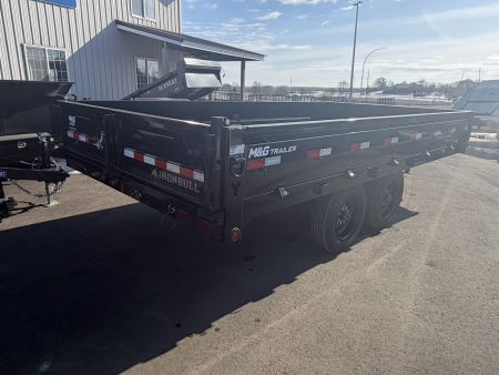 New DDP 96X16 16K DECKOVER DUMP TRAILER - BLACK