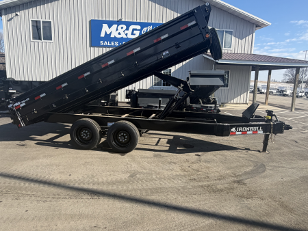 New DDP 96X16 16K DECKOVER DUMP TRAILER - BLACK