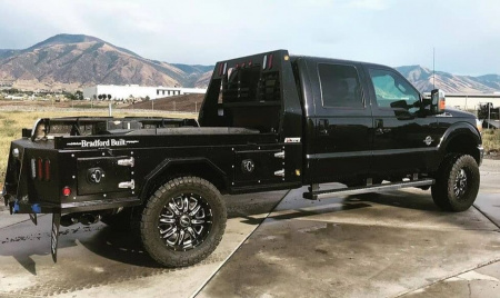 New 2026 BRADFORD BUILT Steel 4-Box Utility Truck Bed