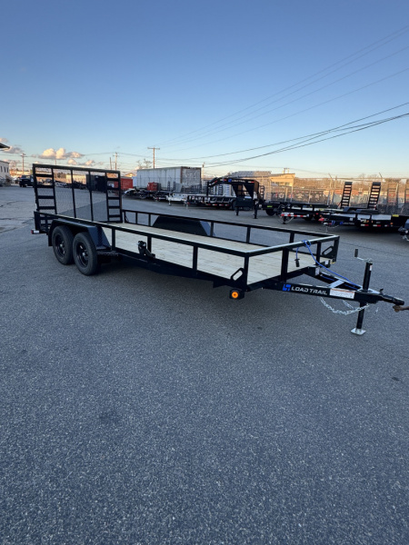 New 2026 Load Trail 83 X18 Utility Trailer Side Rail Ramps