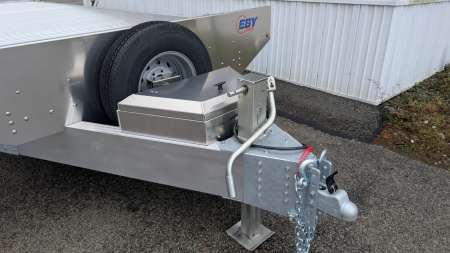 New 2025 EBY 20' ALL ALUMINUM Deckover Tagalong w/ 50/50 Fold Flat Ramps