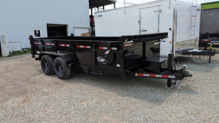 New 2026 CAM Superline 6'10" x 14' HD "BEAST" Lo Pro Equipment Dump w/ Underbody Ramps