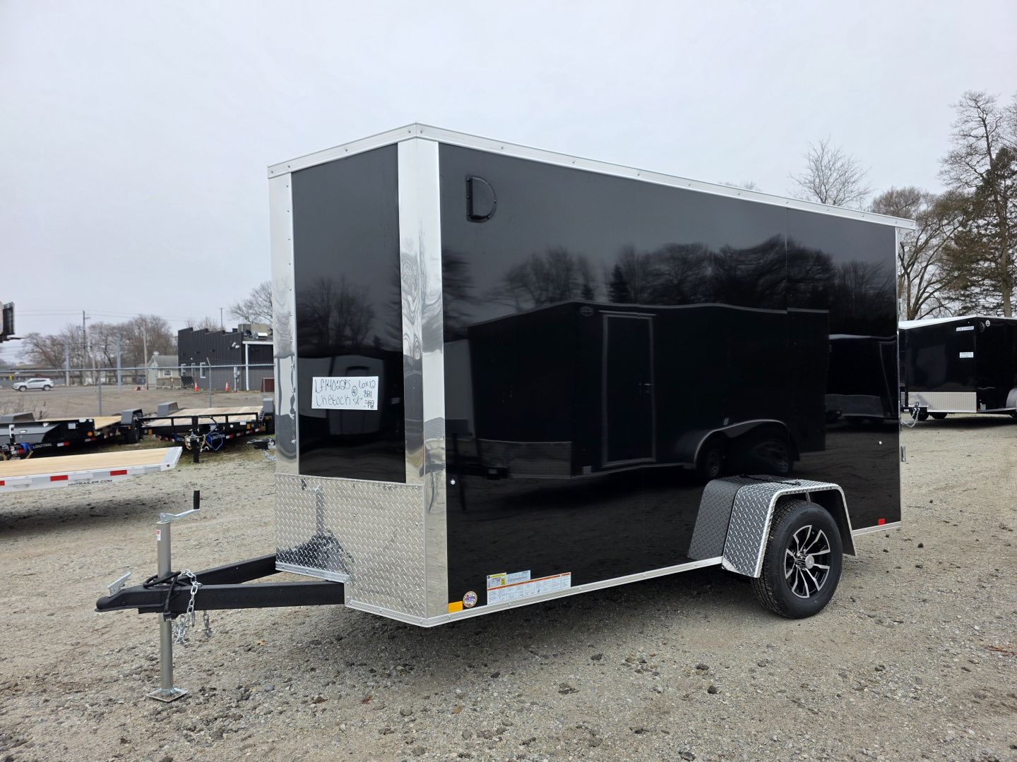 New 2026 Formula Trailers 6x12 6'6 INSIDE 080 SCREWLESS EXTERIOR ramp door ALUMINUM WHEELS Cargo / Enclosed Trailer