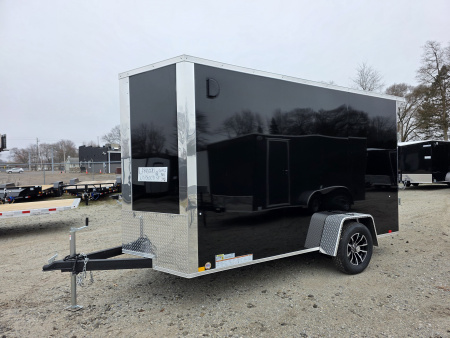 New 2026 Formula Trailers 6x12 6'6 INSIDE 080 SCREWLESS EXTERIOR ramp door ALUMINUM WHEELS Cargo / Enclosed Trailer