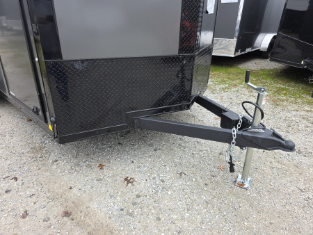 New 2026 Formula Trailers 7x16 7' INSIDE 080 SCREWLESS BLACKOUT DRINGS ALUM WHEELS SXS UTV GOLFCART Cargo / Enclosed Trailer