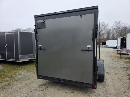 New 2026 Formula Trailers 7x16 7' INSIDE 080 SCREWLESS BLACKOUT DRINGS ALUM WHEELS SXS UTV GOLFCART Cargo / Enclosed Trailer