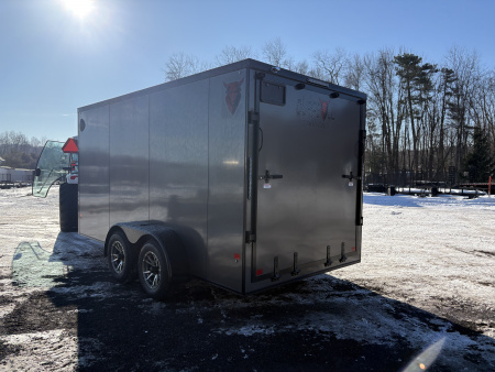 New 2026 Durabull Elite 7x14 7K Aluminum Cargo / Enclosed Trailer with Ramp Door