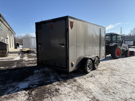 New 2026 Durabull Elite 7x14 7K Aluminum Cargo / Enclosed Trailer with Ramp Door